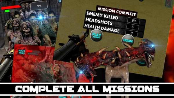 Zombie Pembunuh Assault screenshot 6
