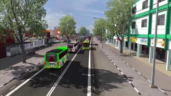 Bus Simulator Game 3D:Tourist Indonesia Heavy Bus screenshot 5