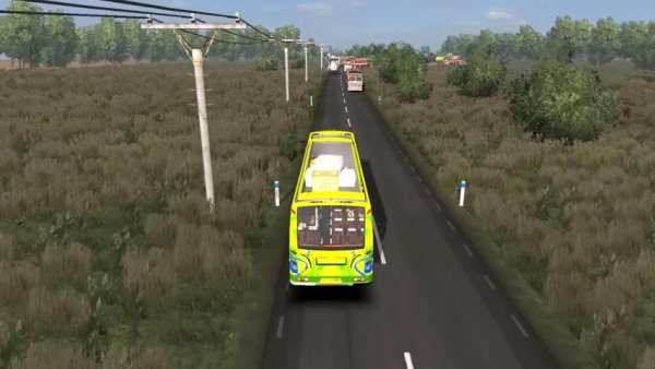 Bus Simulator Game 3D:Tourist Indonesia Heavy Bus screenshot 2