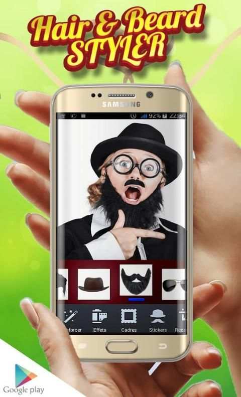 Hair and Beard Photo Editor screenshot 1