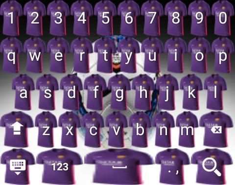 Barcelona Keyboard Themes 4 تصوير الشاشة