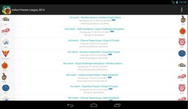 Live Cricket Scores & Schedule screenshot 1
