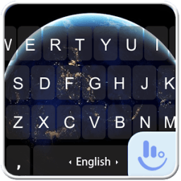 Planet Earth Keyboard Theme आइकन