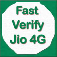 Fast Verify 4G Jio Sim