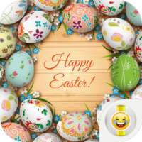 Happy Easter Eggs Stickers on 9Apps