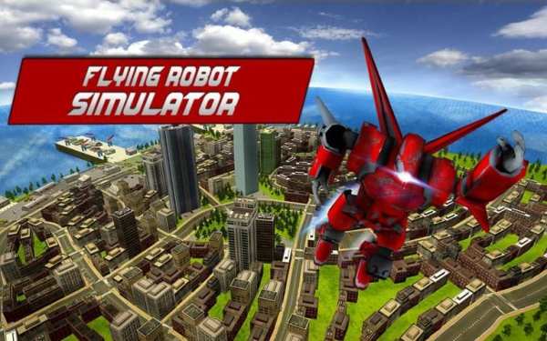 Flying Robot Simulator 3D screenshot 4