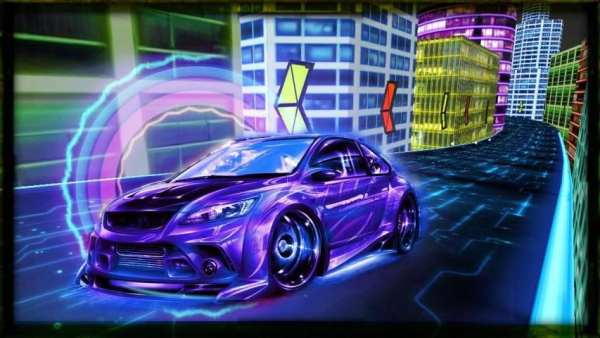 Real Neon Racing screenshot 1