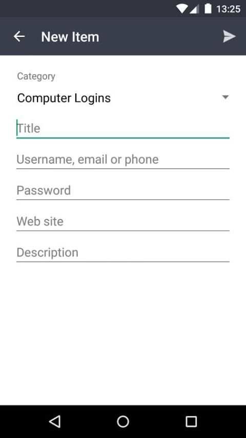 Passwords Storage 3 تصوير الشاشة