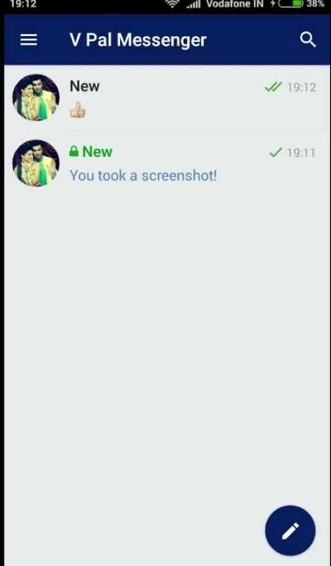 V Pal Messenger screenshot 1