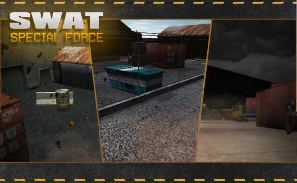 SWAT 3D war game shooter screenshot 1