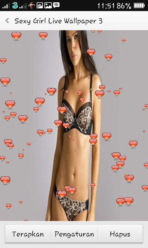 Sexy Girl Live Wallpaper 3 screenshot 2