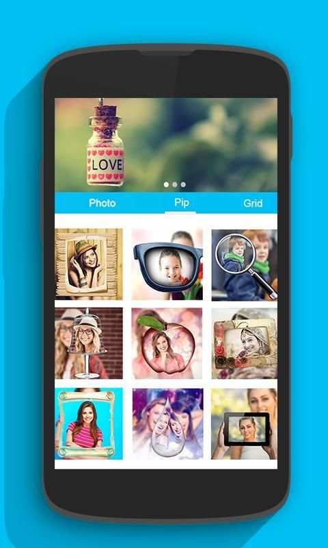 Photo++ (Frames, grid, PIP) स्क्रीनशॉट 5