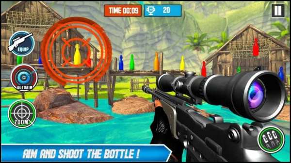botol penembakan game: game gratis screenshot 4