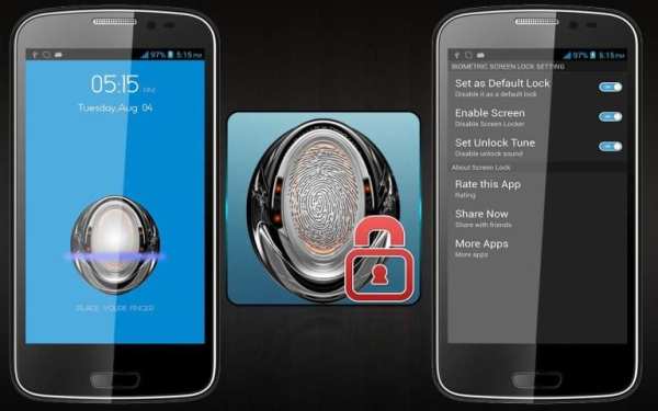 Biometric Screen Lock (Prank) скриншот 1