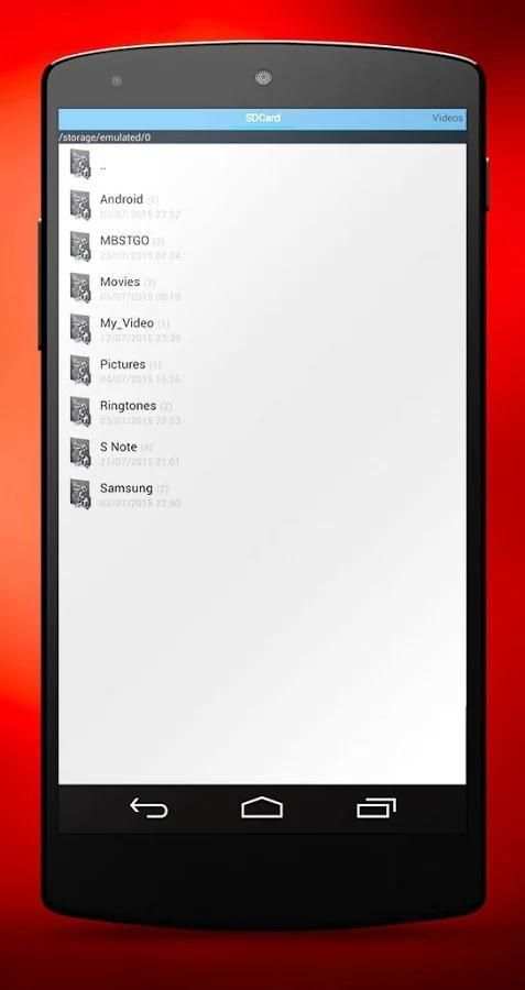 Video Player Pro for Android 1 تصوير الشاشة