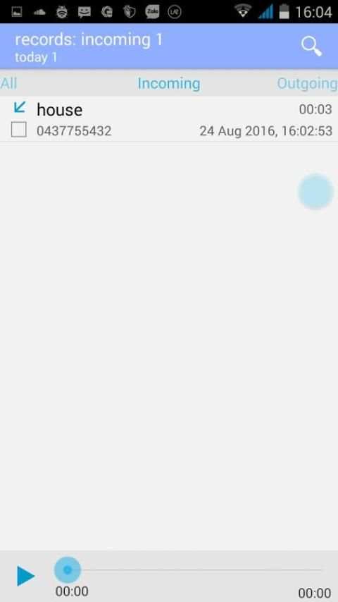 Call recorder स्क्रीनशॉट 2