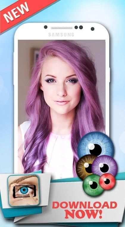 Eye Color Changer Photo Booth स्क्रीनशॉट 1