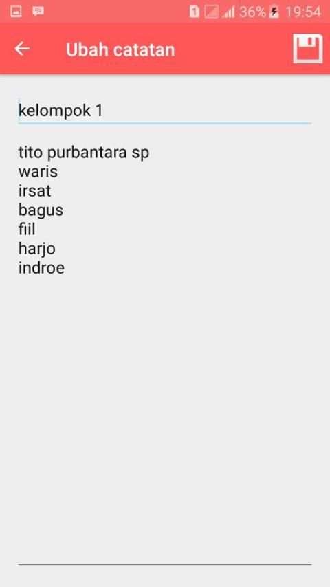 Buku Catatan Sekolah screenshot 1