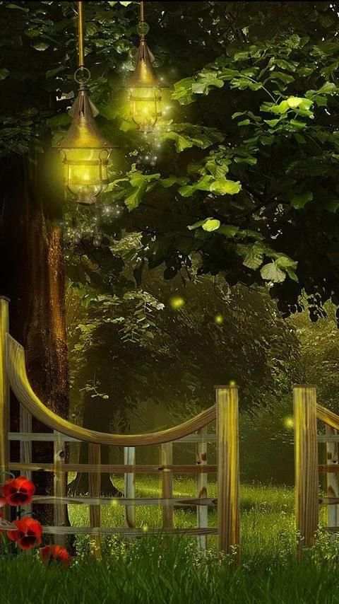 Summer Firefly Live Wallpaper скриншот 2