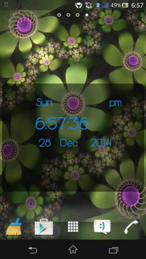 4D Flower Live Wallpaper 3 تصوير الشاشة