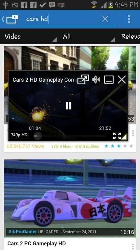 Viral Popup (Youtube Player) 2 تصوير الشاشة