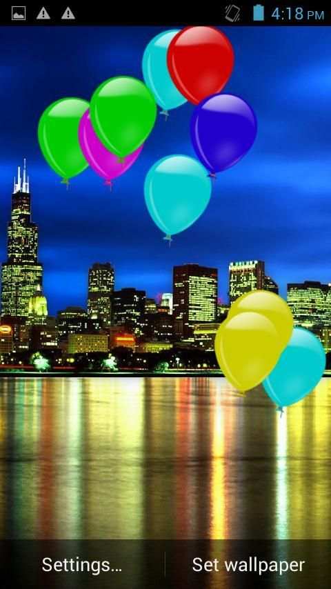 Photo Balloons Live Wallpaper screenshot 1