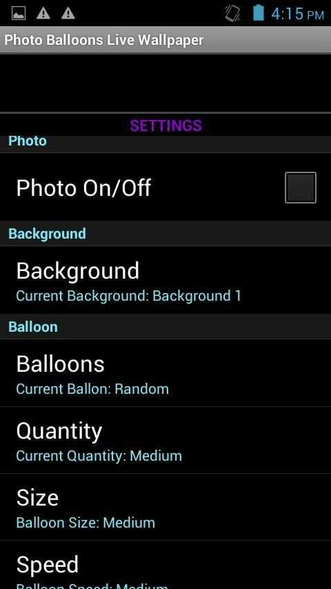 Photo Balloons Live Wallpaper screenshot 6