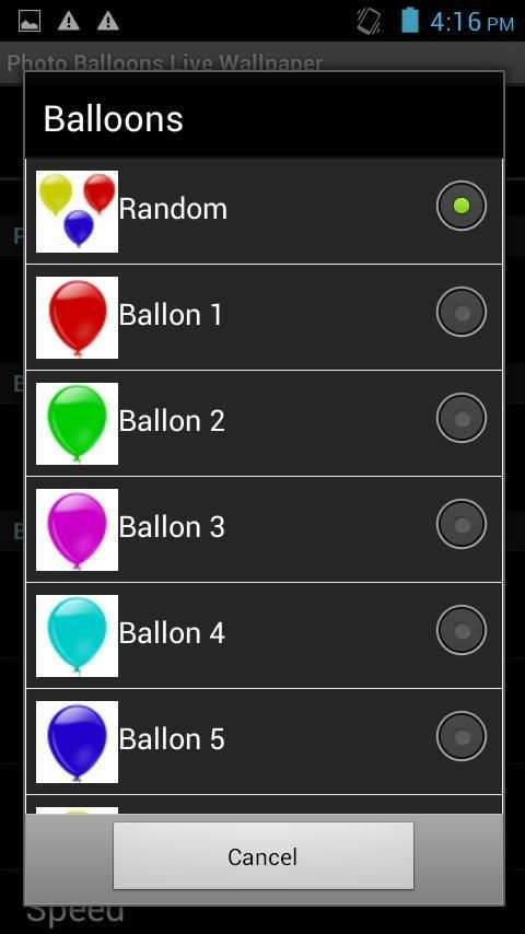 Photo Balloons Live Wallpaper screenshot 3