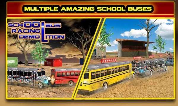 School Bus Racing: Demolition स्क्रीनशॉट 12
