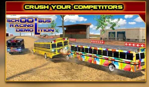 School Bus Racing: Demolition स्क्रीनशॉट 4