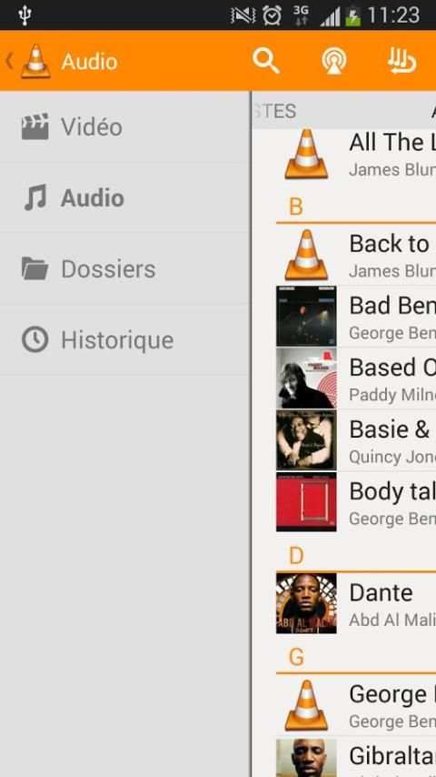 VLC for Android beta 8 تصوير الشاشة