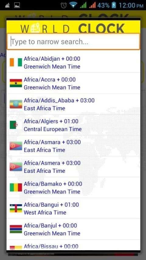 World Clock скриншот 1