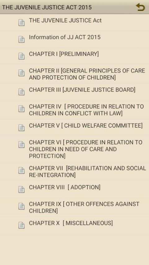 The Juvenile Justice ACT 2015 скриншот 2