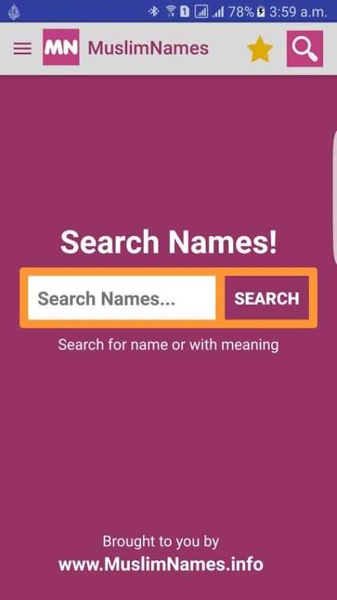 Muslim Names With Meanings 3 تصوير الشاشة