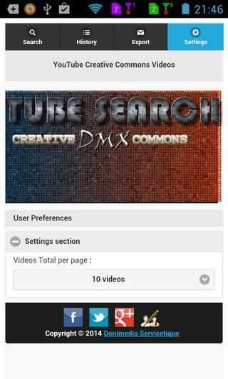 Tube Search Creative Commons screenshot 1