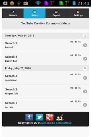 Tube Search DMX Creative Commons - Youtube videos скриншот 3