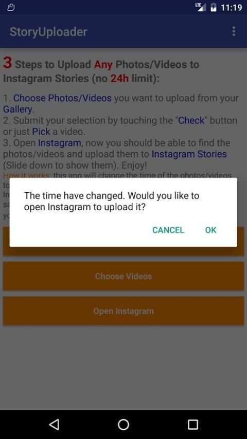 Story Uploader for Instagram screenshot 3