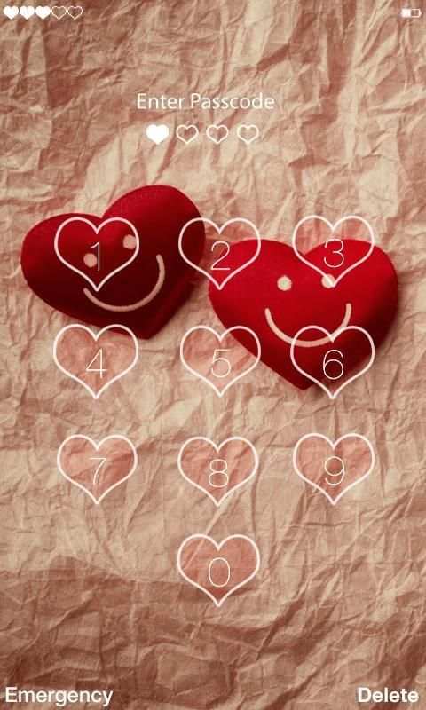 Love Passcode Lock Screen скриншот 1