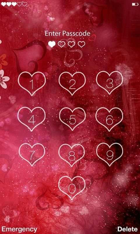 Love Passcode Lock Screen скриншот 7
