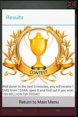 Vodacom Jay Millions. screenshot 2