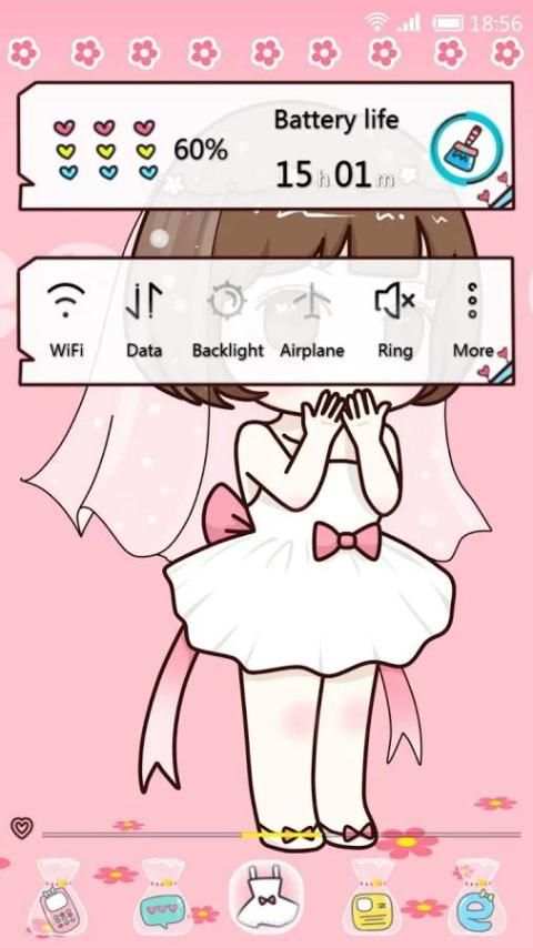 Miss U 91 Launcher Theme screenshot 2