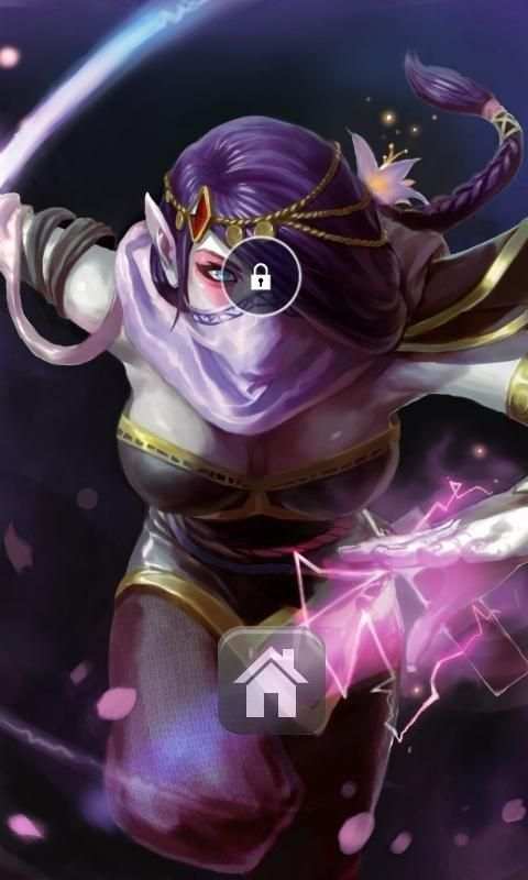 Templar Assassin Lock Screen Theme स्क्रीनशॉट 1