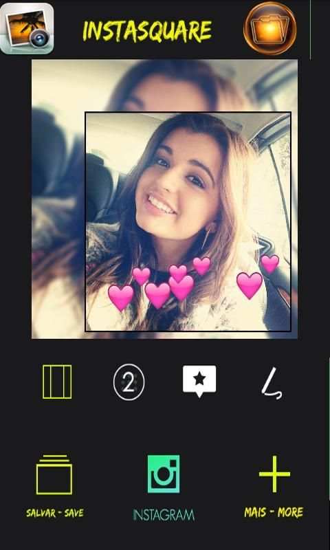 InstaSquare Bordas Desfocadas screenshot 2