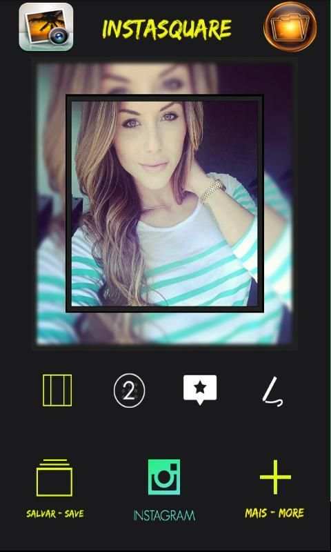 InstaSquare Bordas Desfocadas screenshot 3