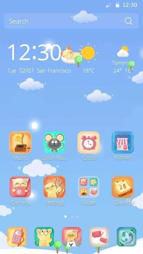 Mimpi Cat Tema screenshot 3