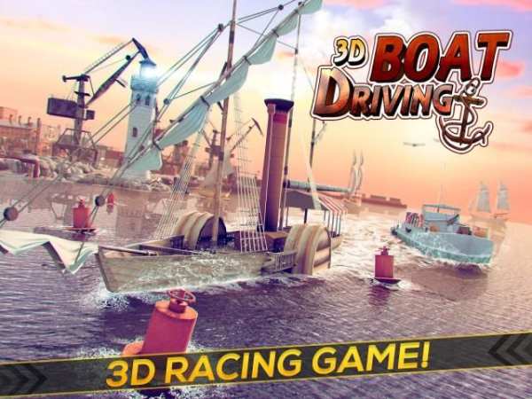 3D Boat Driving Games For Free स्क्रीनशॉट 8