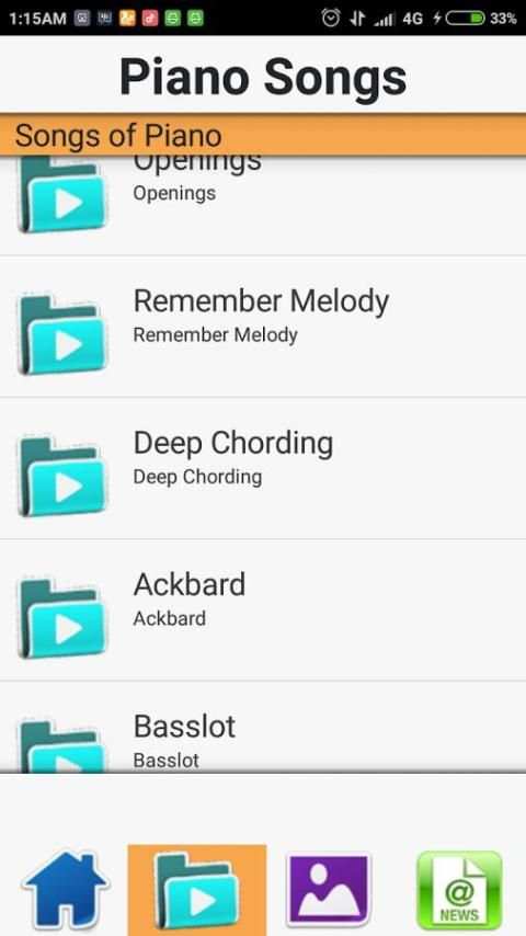 Musik PIANO screenshot 1
