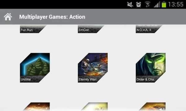 Multiplayer Games: Action 1 تصوير الشاشة