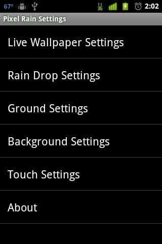 Pixel Rain Live Wallpaper screenshot 2