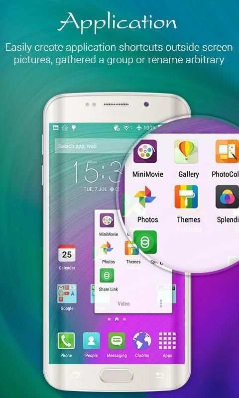 Launcher S6 and Theme 1 تصوير الشاشة